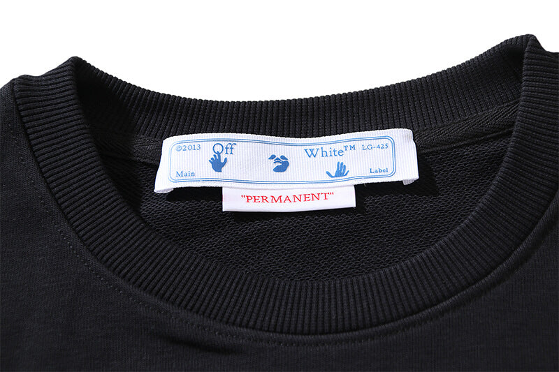 Off-White Logo Print Arrow Crewneck Sweatshirt