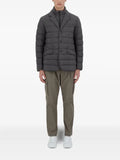 Herno quilted three-button padded jacket
