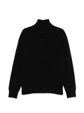 MM6 Maison Margiela ribbed-knit zip-up sweater