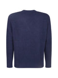 AMARANTO  ribbed-knit raglan-sleeve sweater