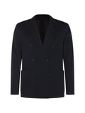 Lardini peak-lapel double-breasted blazer
