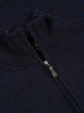 Doriani Cashmere half-zip knitted sweater